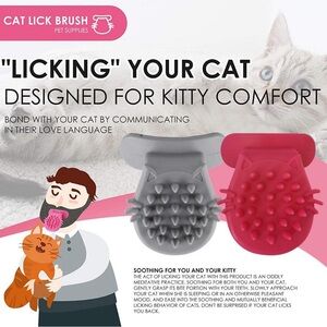 Cat Licking Brush Bonding tool